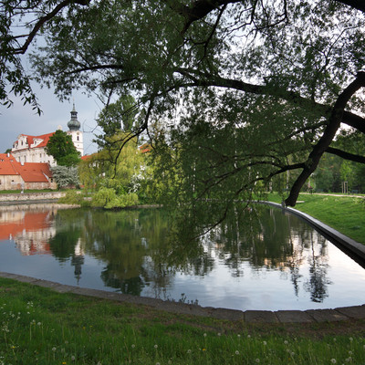 Monastery terrace garden