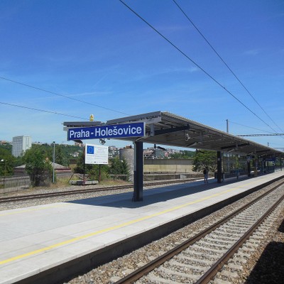 Train station Holešovice