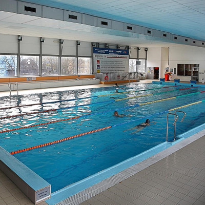 Swimming pool in Exhibition grounds